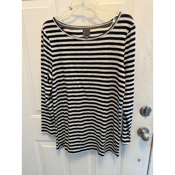 Black and white striped shirt XL by Fluent Life Essentials - Picture 1 of 1